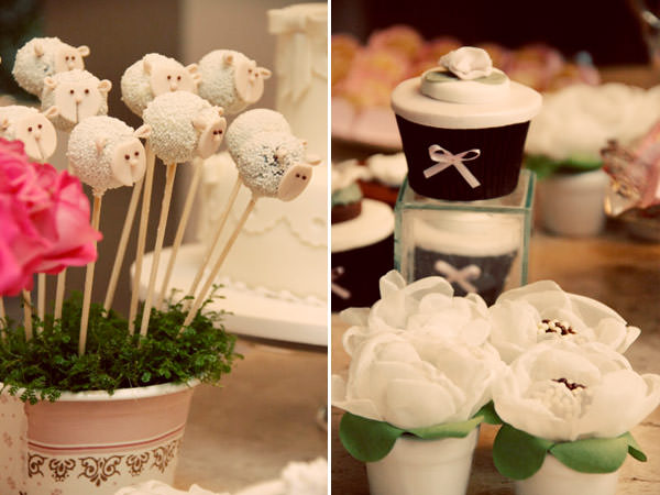 cha de bebe tema ovelhinha