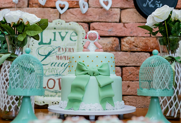 Chá de bebê de carneirinho