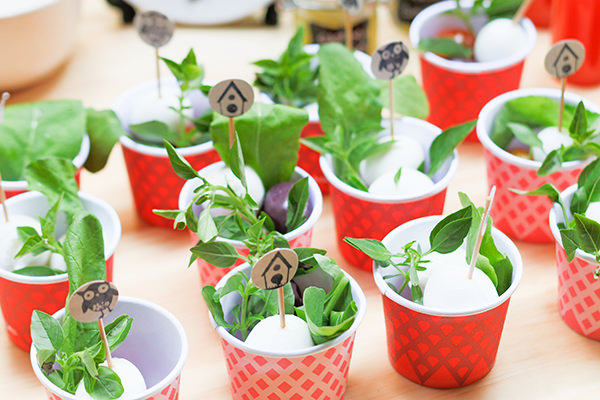 Menu com opções saudáveis e orgânicas para os pequenos 