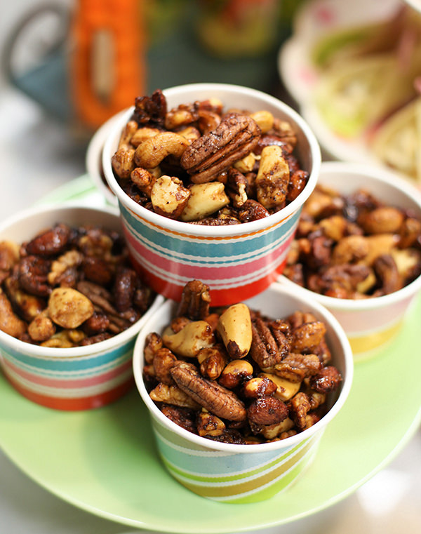 Castanhas carameladas