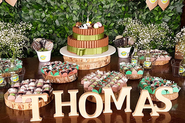 Aniversário no Parque Della Vittoria com direito a tirolesa e montaria