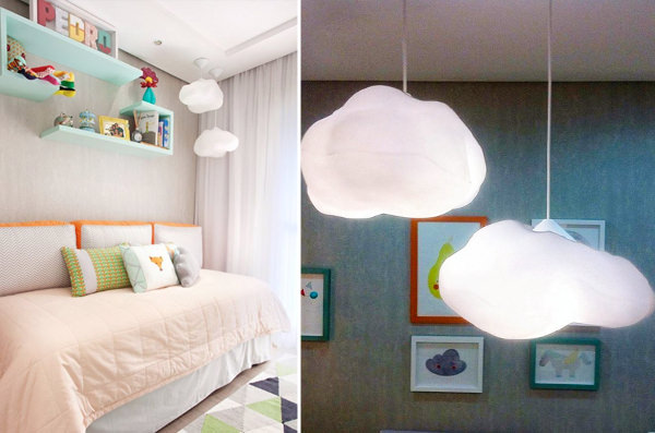 7 ideias para decorar o quarto infantil com nuvens