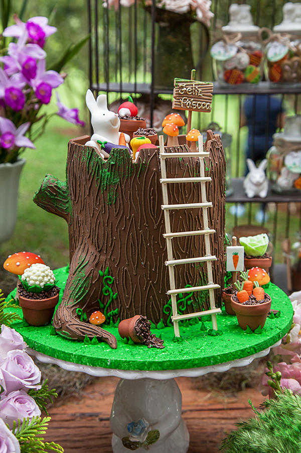 Festinha de Páscoa no jardim