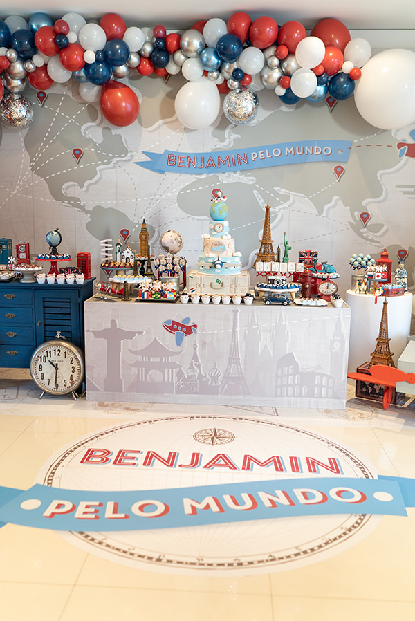 festa infantil com tema viagem