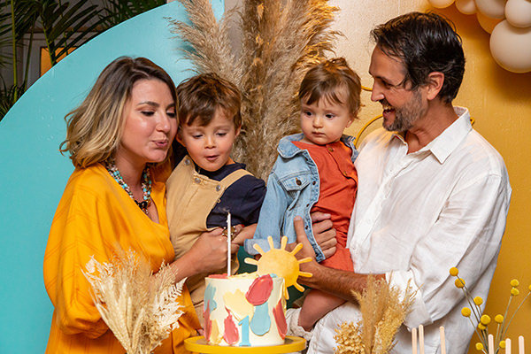 aniversário filho Lala Rebelo