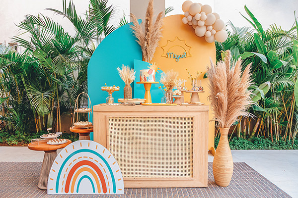 aniversário de 1 ano tema sol