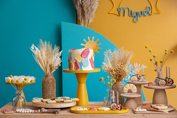 aniversário tema sol