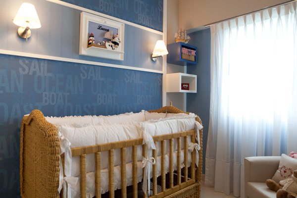 quarto de bebê navy
