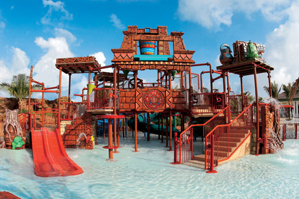 Splasher's Kids Pool: a mais nova atração do Aquaventure tem gatilhos de água, ponte de cordas e balde com 320 litros de água