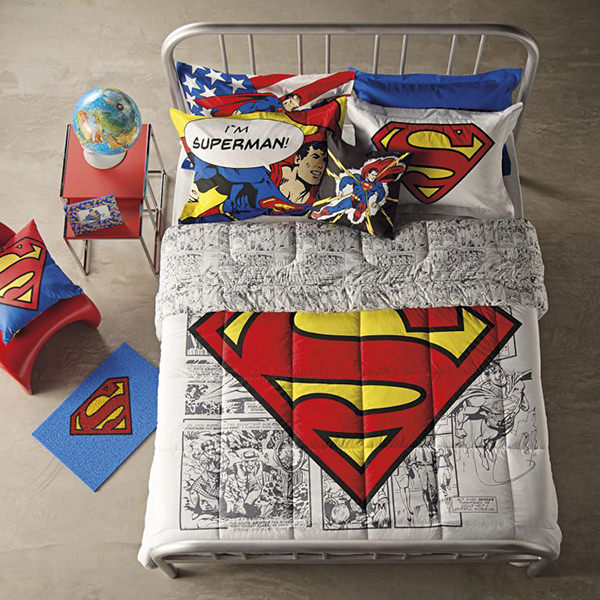 Roupa de cama inspirada no filme "Batman vs Superman: A origem da justiça"