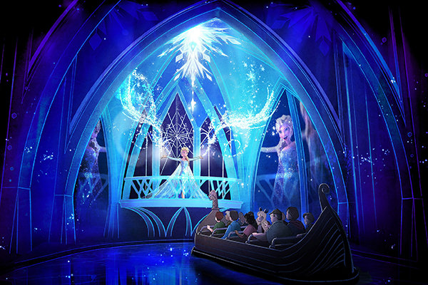 'Frozen Ever After' Attraction Rendering
