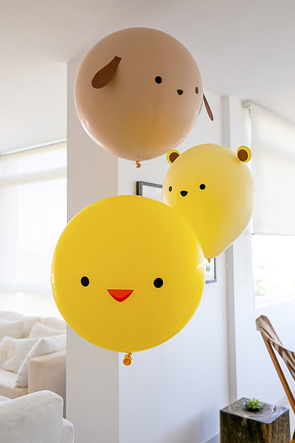 Balões bexigas kawaii