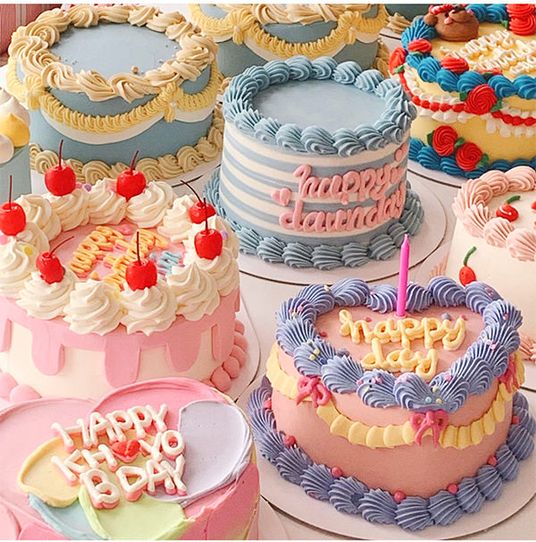 bolos de aniversário vintage